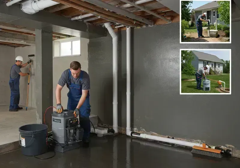 Basement Waterproofing and Flood Prevention process in Enon, OH